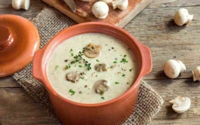 สูตรซุปครีมเห็ด เมนูอาหารง่ายๆ รวดเร็วและอร่อย (Mushroom Cream Soup)