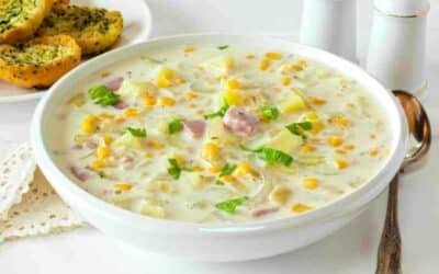 วิธีทำซุปข้าวโพด เบค่อน (Corn Bacon Chowder Soup) ทำง่าย อร่อย อุ่นท้อง