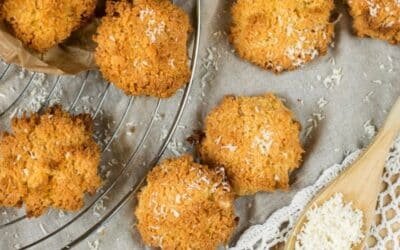 วิธีทำคุกกี้มะพร้าวคีโต อร่อย ทำง่าย (Keto Coconut Cookies)