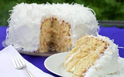 เค้กมะพร้าวอ่อนครีมสด สูตรและวิธีทำ เค้กนุ่มๆหอมมะพร้าว (Coconut Cake)