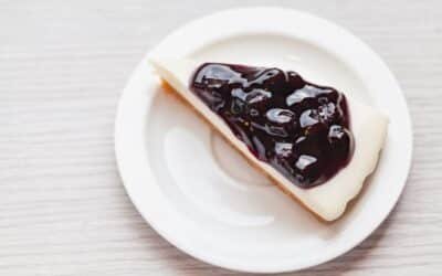 บลูเบอรี่ชีสพายคีโต สูตรและวิธีทำไม่ต้องใช้เตาอบ (No Bake Blueberry Cheese Pie)