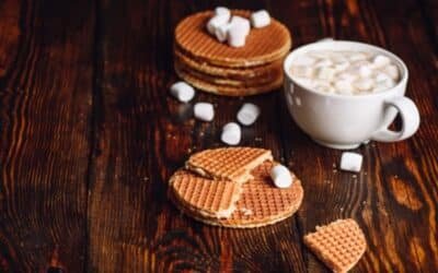 วาฟเฟิลกรอบคาราเมล สูตรและวิธีทำง่ายๆ หอมมาก ๆ (Stroopwafel)