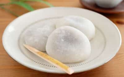 ไดฟุกุ ไส้ถั่วแดง สูตรแป้งเหนียวหนึบ อร่อย ทำง่ายมากๆ (Daifuku)